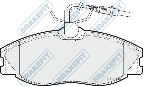 APEC BRAKING Bremžu uzliku kompl., Disku bremzes PD3026